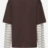 POLO A MANICHE LUNGHE IN COTONE CON LOGO MJL076 17ORF0RQM MIU MIU 