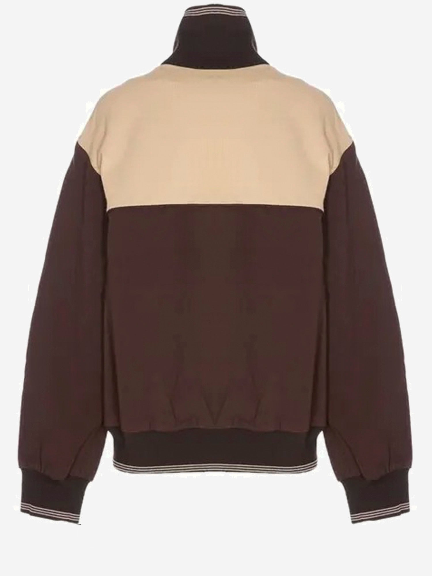 GIACCA CON PANNELLO A CONTRASTO MJLA02 18FXF049E MIU MIU 