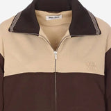 GIACCA CON PANNELLO A CONTRASTO MJLA02 18FXF049E MIU MIU 