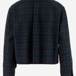 CAMICIA TARTAN IN LANA MK1970 174RF0D3Z MIU MIU 