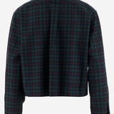 CAMICIA TARTAN IN LANA MK1970 174RF0D3Z MIU MIU 
