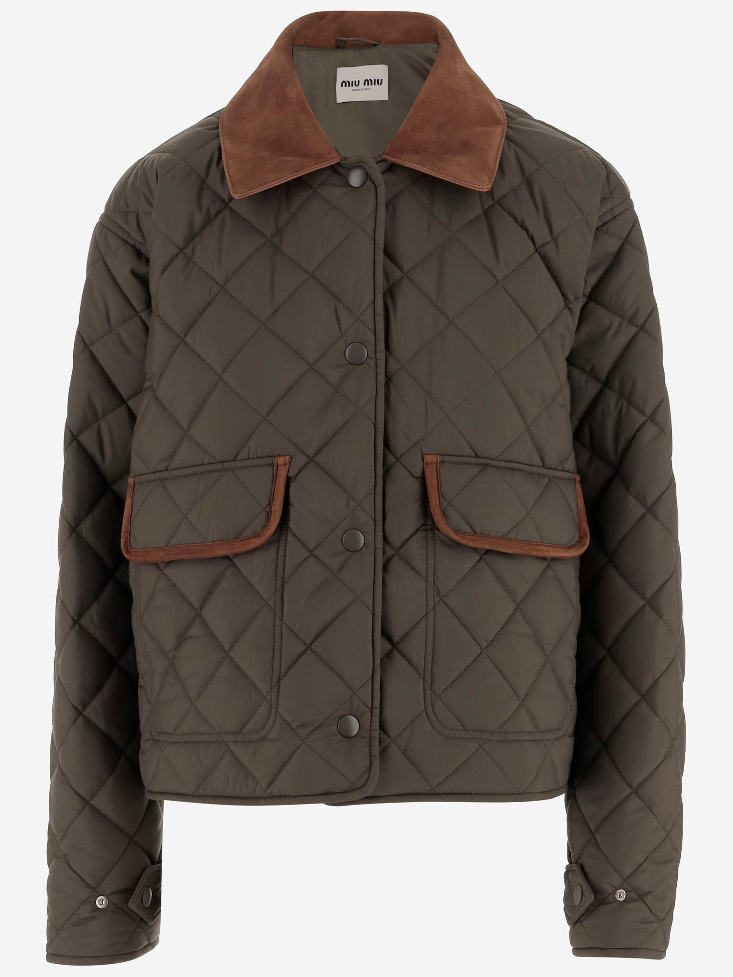 GIUBBOTTO TRAPUNTATO IN NYLON ML1310 17OOF0161 MIU MIU 