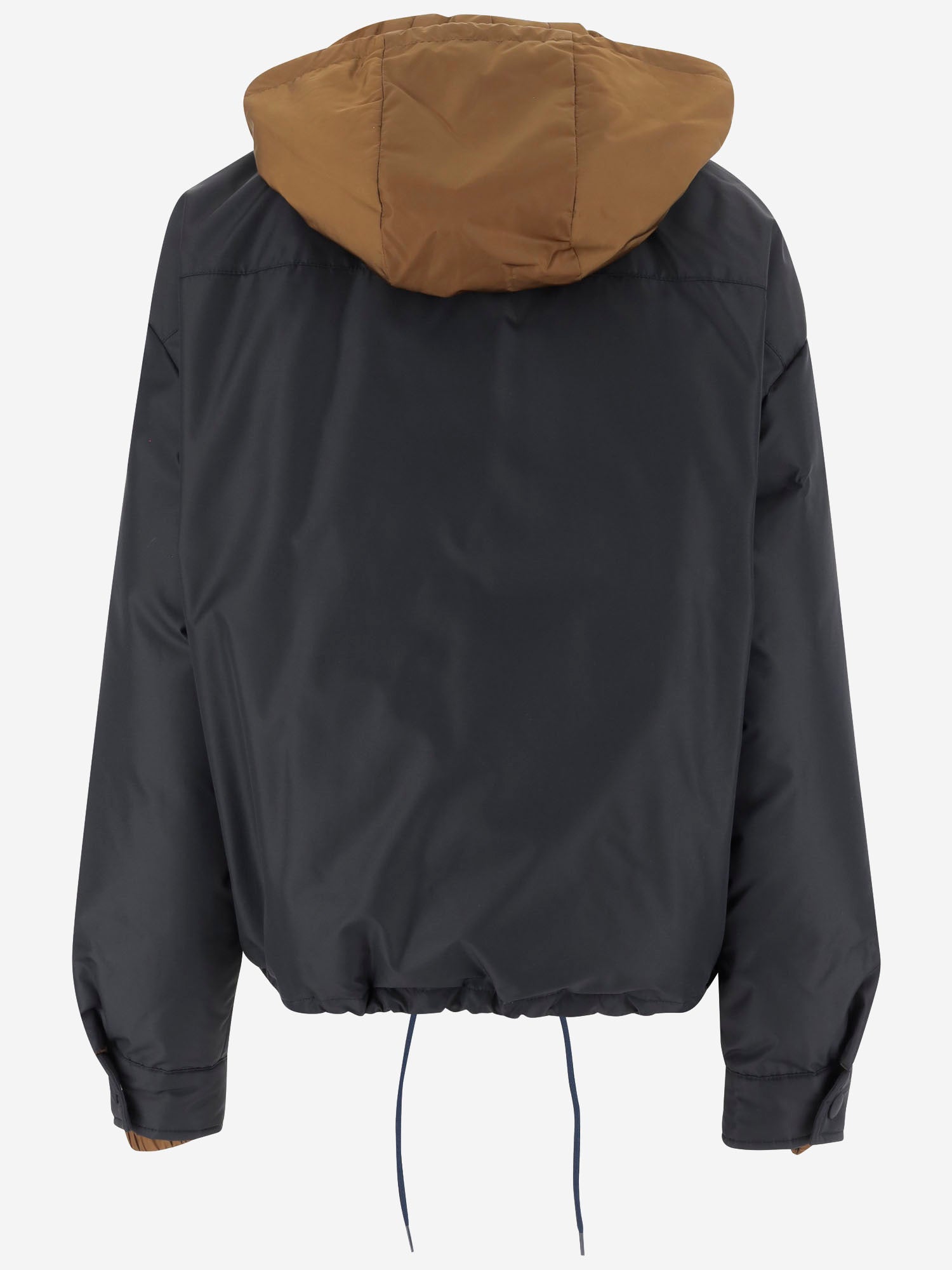GIUBBOTTO CON CAPPUCCIO A CONTRASTO ML1316 1720F0B1V MIU MIU 