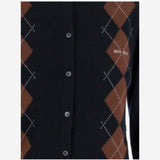 CARDIGAN IN CASHMERE CON MOTIVO GEOMETRICO MMF988 174BF0008 MIU MIU 