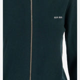 MAGLIONE IN CASHMERE CON ZIP E TOPPE AI GOMITI MMF995 1748F0L76 MIU MIU 