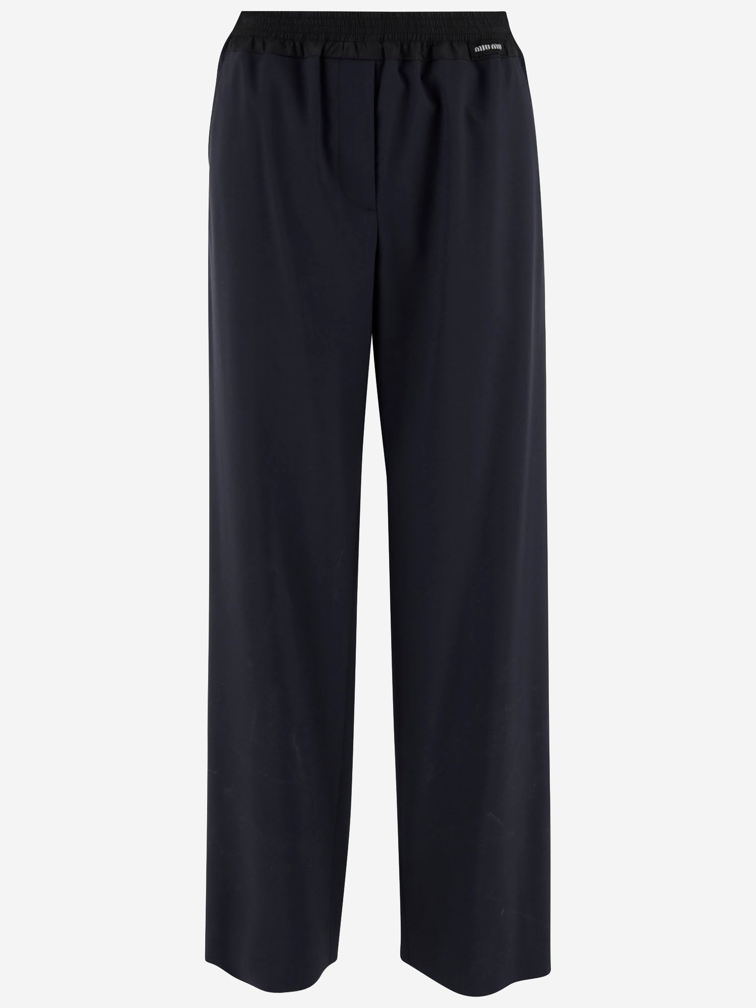 PANTALONI IN LANA MP1927 1XMYF0008 MIU MIU 