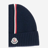 BERRETTO IN LANA CON LOGO 3B00001M1241 745 MONCLER ENFANTS 