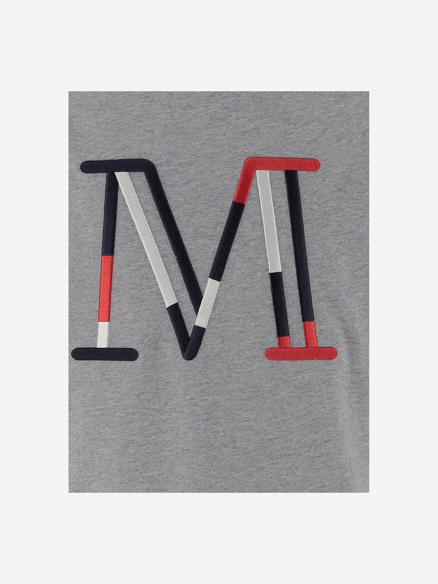 T-SHIRT IN COTONE CON LOGO 8C0000589AFV 980 MONCLER ENFANTS 