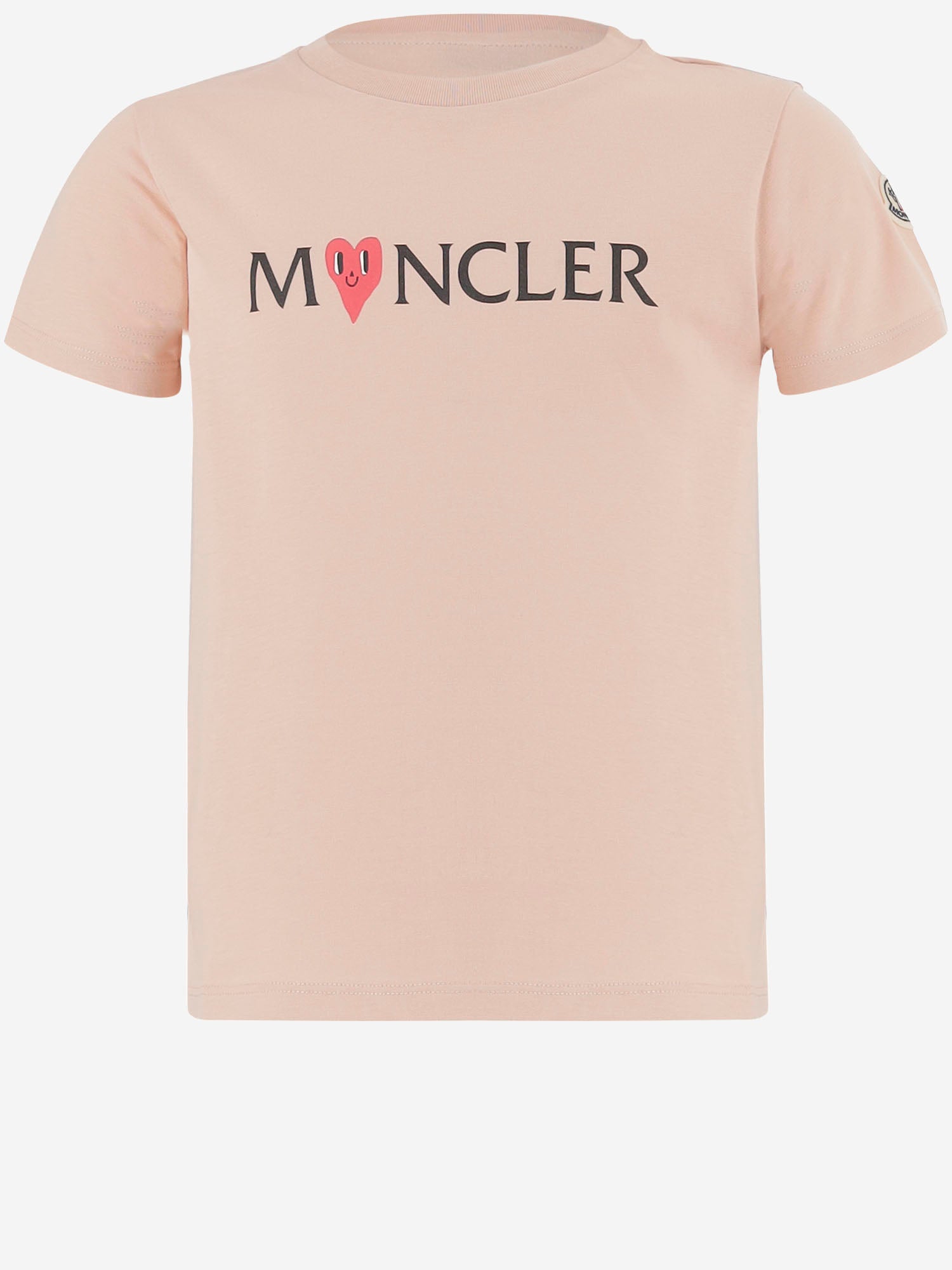 T-SHIRT IN COTONE CON LOGO 8C0003583907 514 MONCLER ENFANTS 