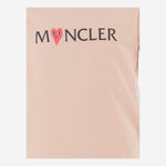 T-SHIRT IN COTONE CON LOGO 8C0003583907 514 MONCLER ENFANTS 