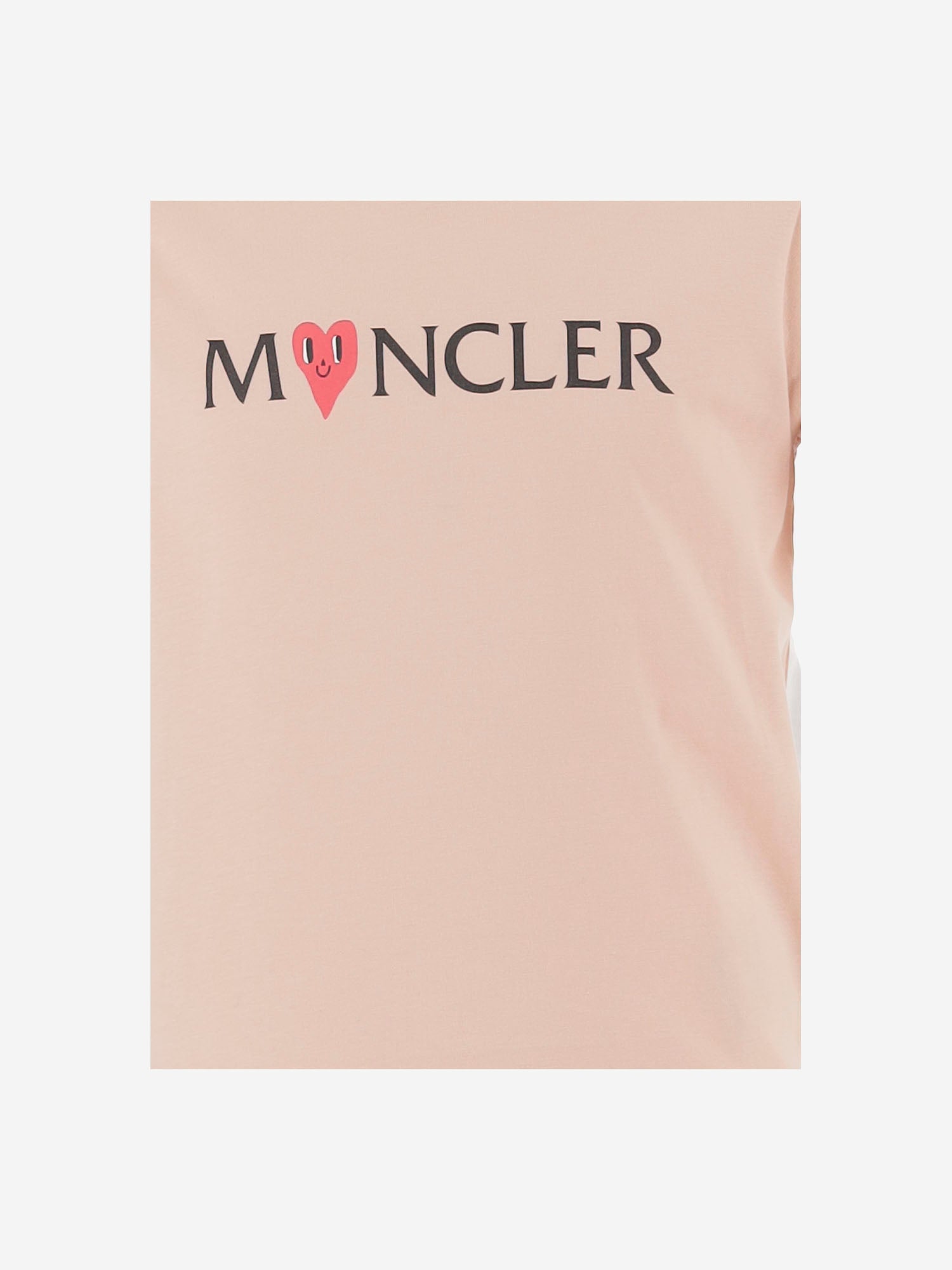 T-SHIRT IN COTONE CON LOGO 8C0003583907 514 MONCLER ENFANTS 