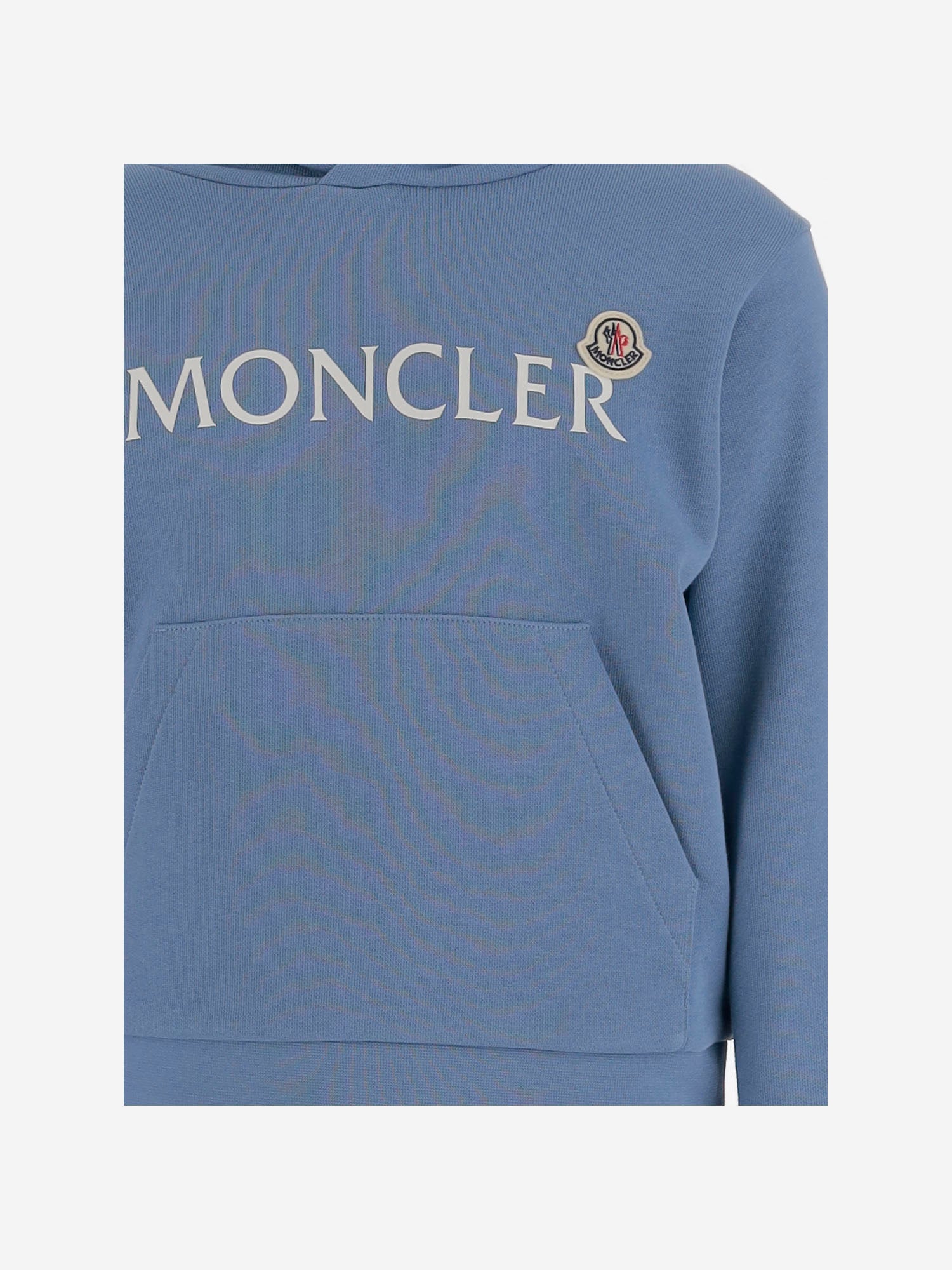 felpa in cotone con cappuccio 8G00017899PS 714 MONCLER ENFANTS 