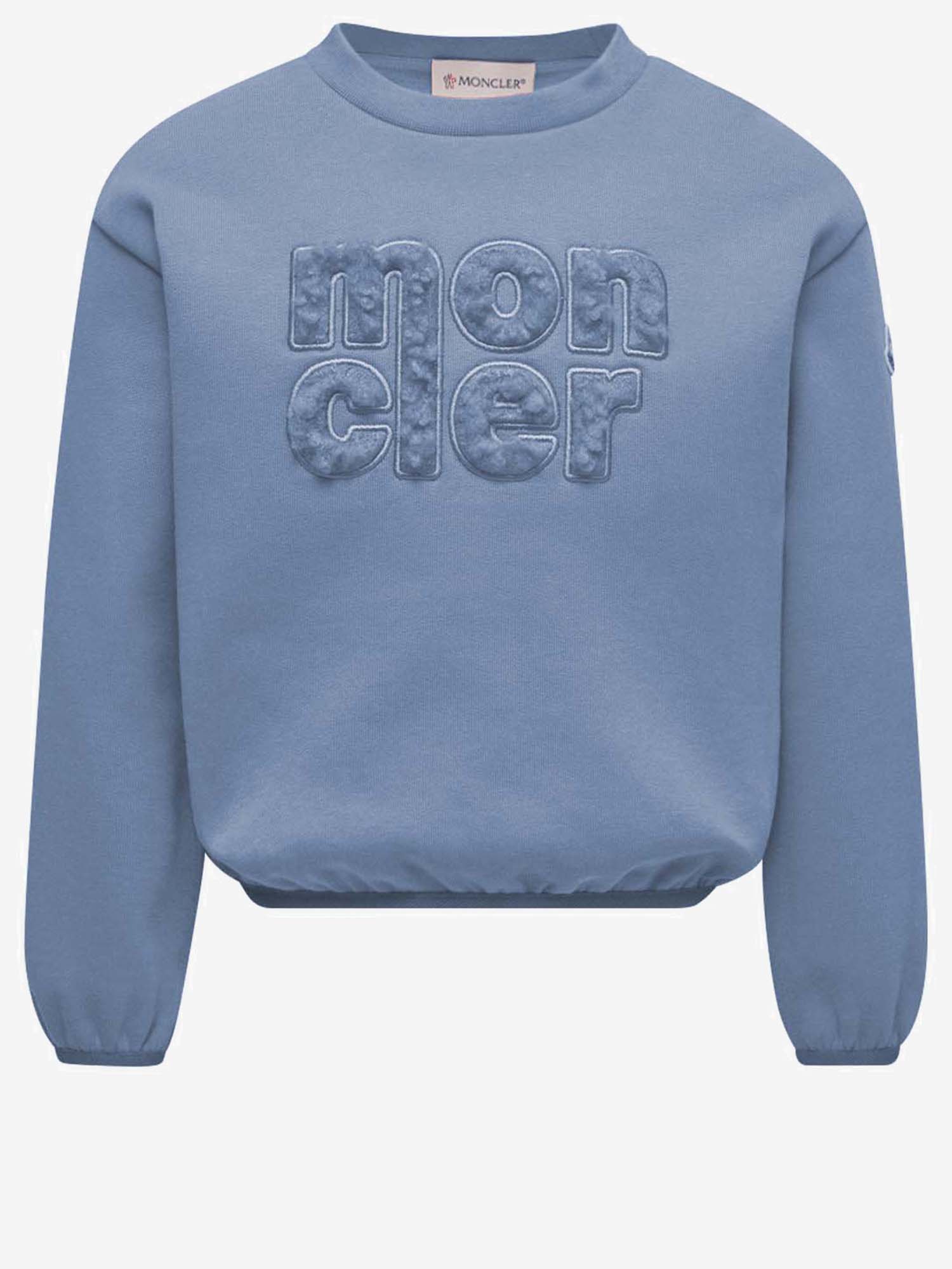 FELPA IN COTONE CON LOGO TEDDY 8G00021899PS 717 MONCLER ENFANTS 