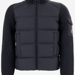 GIUBBOTTO IBRIDO CON MANICHE IN MAGLIA 9B00009M1241 779 MONCLER ENFANTS 