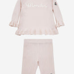 SET MAGLIA E PANTALONI IN MISTO COTONE 9G00003M4281 506 MONCLER ENFANTS 