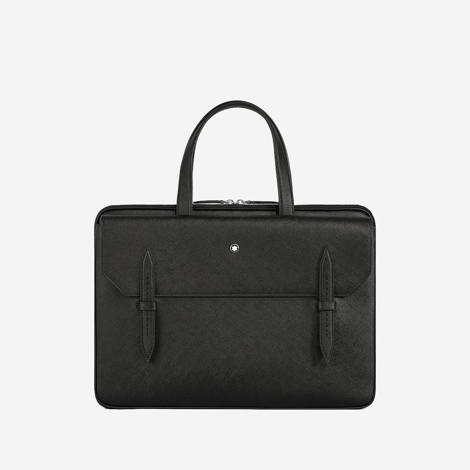 BORSA SOTTILE IN PELLE CON MANICI SUPERIORI 220490  MONTBLANC 