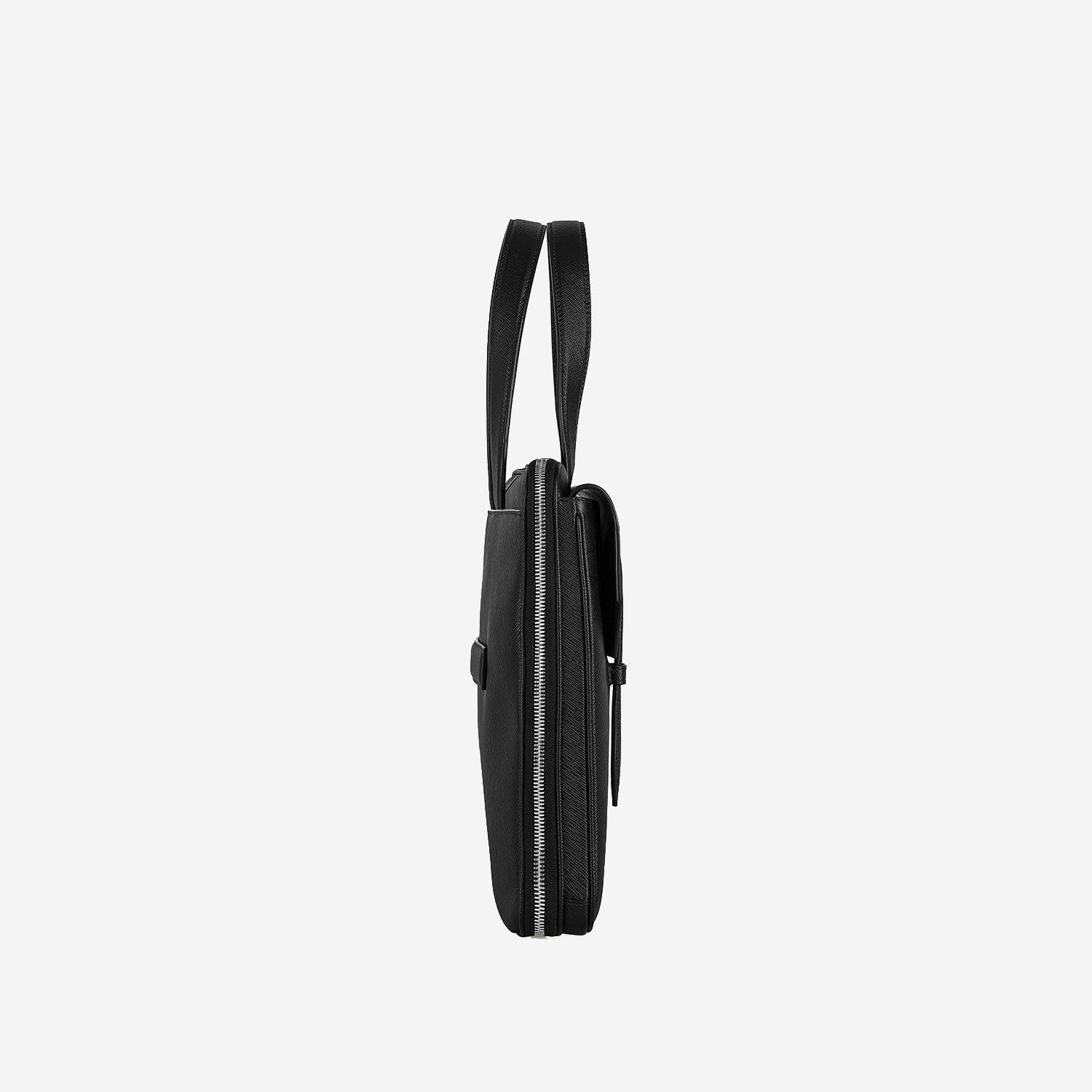 BORSA SOTTILE IN PELLE CON MANICI SUPERIORI 220490  MONTBLANC 