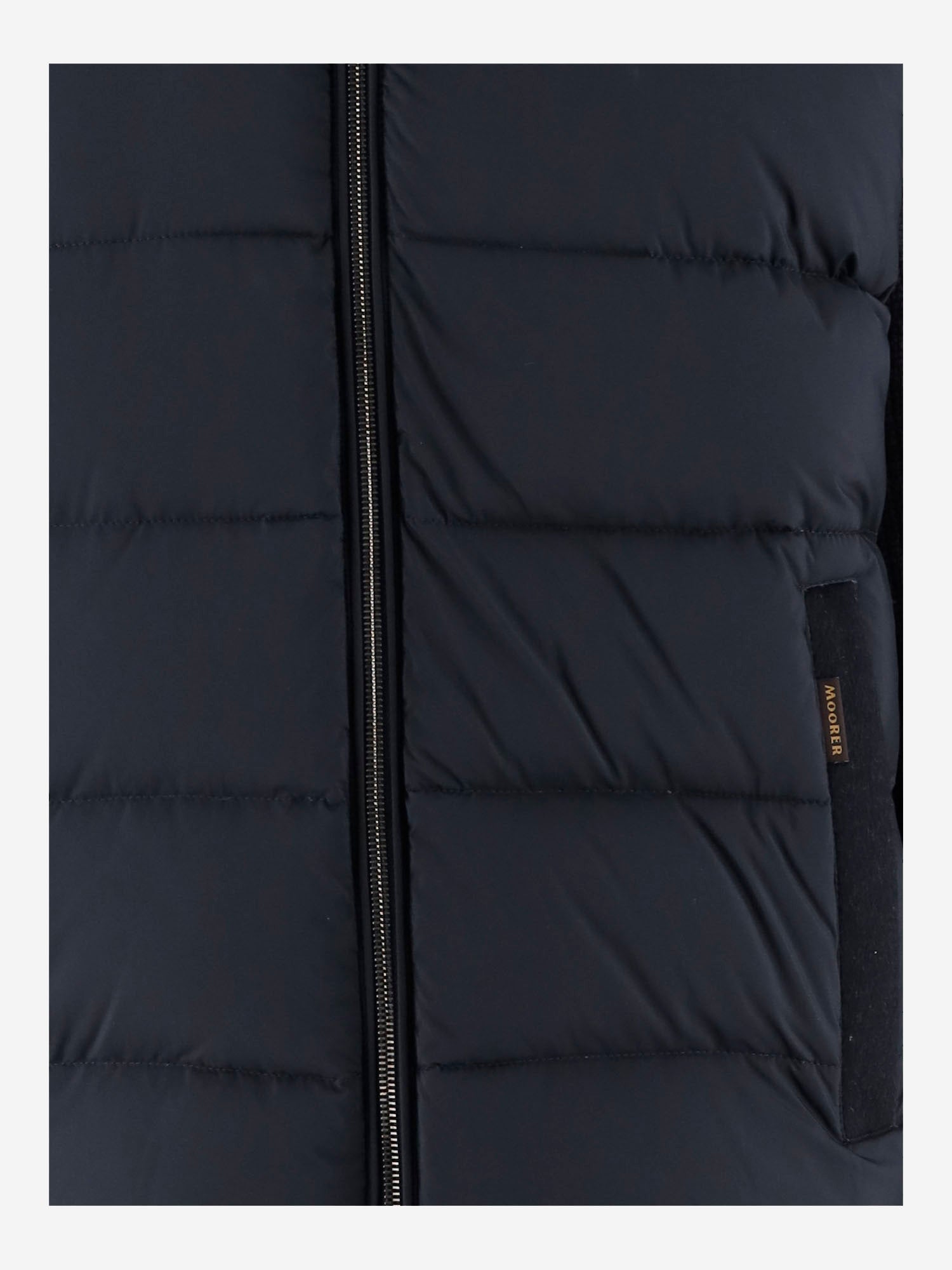 PIUMINO imbottito con maniche in misto cashmere MOUGI101201 V1980 MOORER 