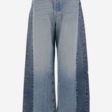 JEANS PATCHWORK IN DENIM DI COTONE 11316 1085BDK MOTHER 