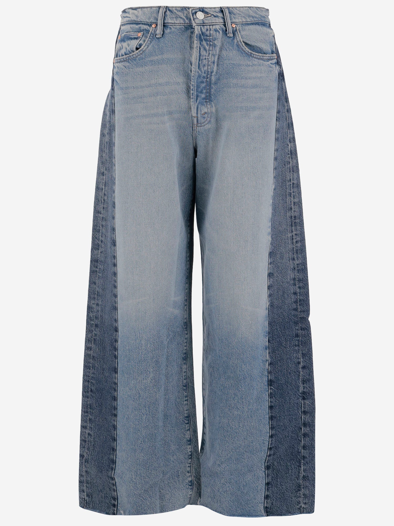 JEANS PATCHWORK IN DENIM DI COTONE 11316 1085BDK MOTHER 