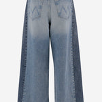 JEANS PATCHWORK IN DENIM DI COTONE 11316 1085BDK MOTHER 
