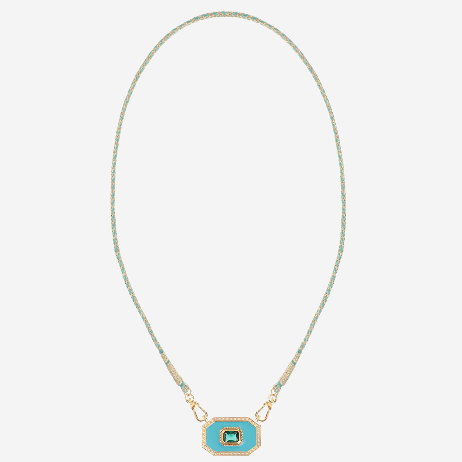 COLLANA YUCATAN TURCHESE CO335 ORO MYA BAY 