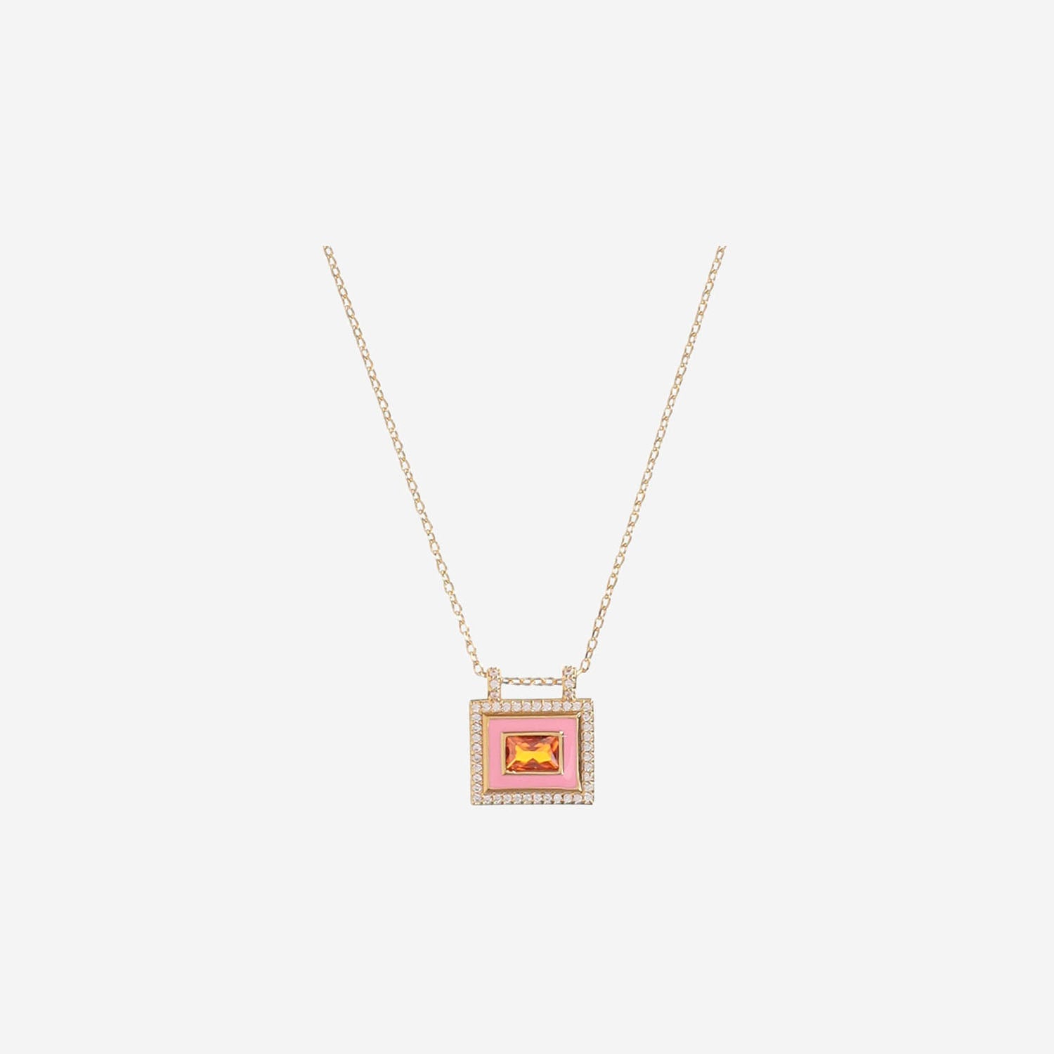 COLLANA EL PASO ROSA CO348 ORO MYA BAY 