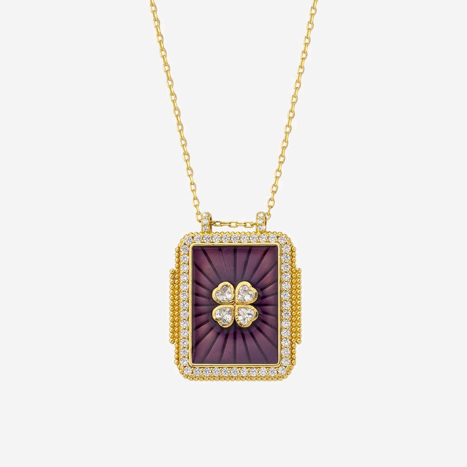 Collana trefle boheme CO354  MYA BAY 