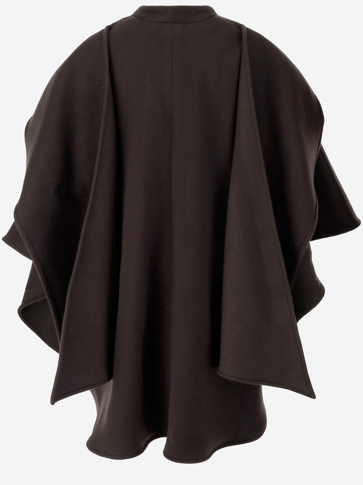 CAPPA IN LANA E CASHMERE CON TASCHINI A FILETTO C008 DFWCMARRON NICCOLO PASQUALETTI 