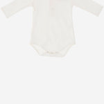BODY IN COTONE CON COLLETTO RICAMATO BODY BEIGECELESTE NICOLETTA FANNA KIDS 
