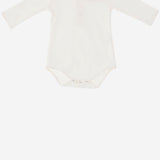 BODY IN COTONE CON COLLETTO RICAMATO BODY BEIGECELESTE NICOLETTA FANNA KIDS 
