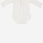 BODY IN COTONE CON COLLETTO RICAMATO BODY BEIGECELESTE NICOLETTA FANNA KIDS 