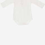 BODY IN COTONE CON COLLETTO RICAMATO BODY BEIGECELESTE NICOLETTA FANNA KIDS 