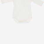 BODY IN COTONE CON COLLETTO RICAMATO BODY BEIGEROSA NICOLETTA FANNA KIDS 