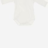 BODY IN COTONE CON COLLETTO RICAMATO BODY BEIGEROSA NICOLETTA FANNA KIDS 