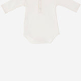 BODY IN COTONE CON COLLETTO RICAMATO BODY BEIGEROSA NICOLETTA FANNA KIDS 