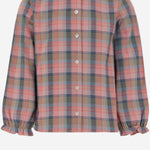 CAMICIA IN COTONE CON MOTIVO A QUADRI DIVA 12 NICOLETTA FANNA KIDS 