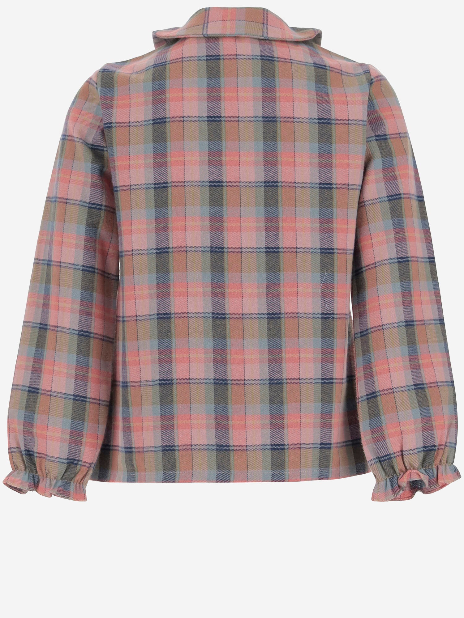 CAMICIA IN COTONE CON MOTIVO A QUADRI DIVA 12 NICOLETTA FANNA KIDS 
