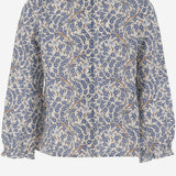CAMICIA IN COTONE CON MOTIVO FLOREALE DIVA 504 NICOLETTA FANNA KIDS 