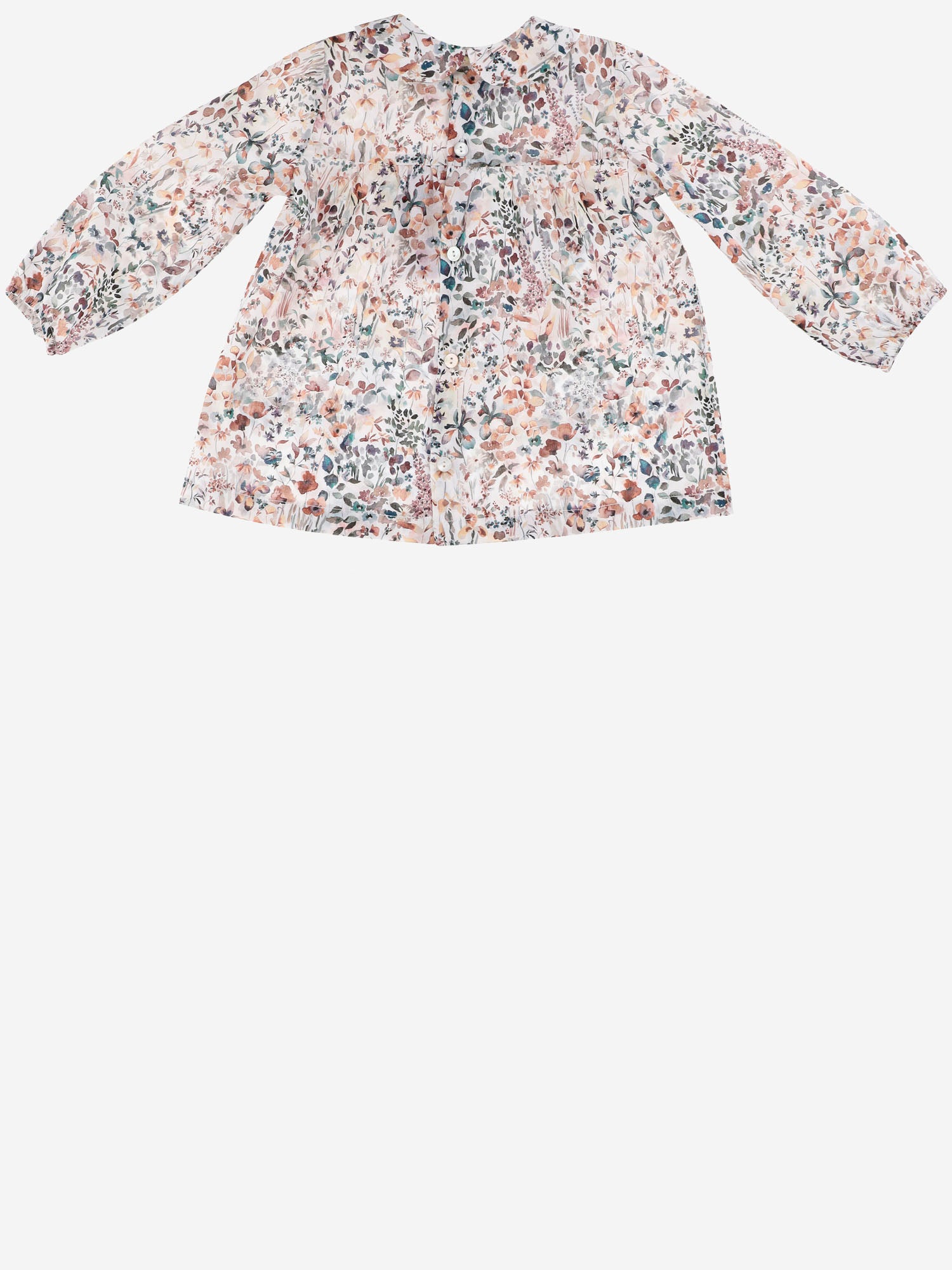 CAMICIA IN COTONE CON MOTIVO FLOREALE FIONA 508 NICOLETTA FANNA KIDS 