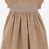 ABITO IN COTONE STRETCH CON SMOCK LILLI 56 NICOLETTA FANNA KIDS 