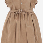 ABITO IN COTONE STRETCH CON SMOCK LILLI 56 NICOLETTA FANNA KIDS 