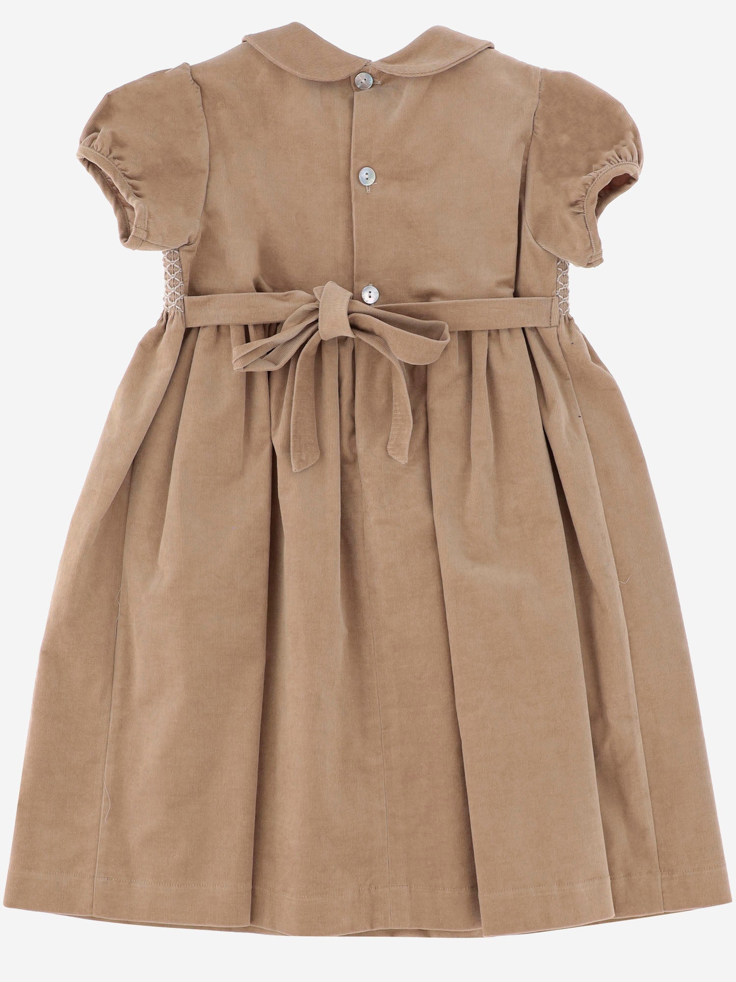 ABITO IN COTONE STRETCH CON SMOCK LILLI 56 NICOLETTA FANNA KIDS 