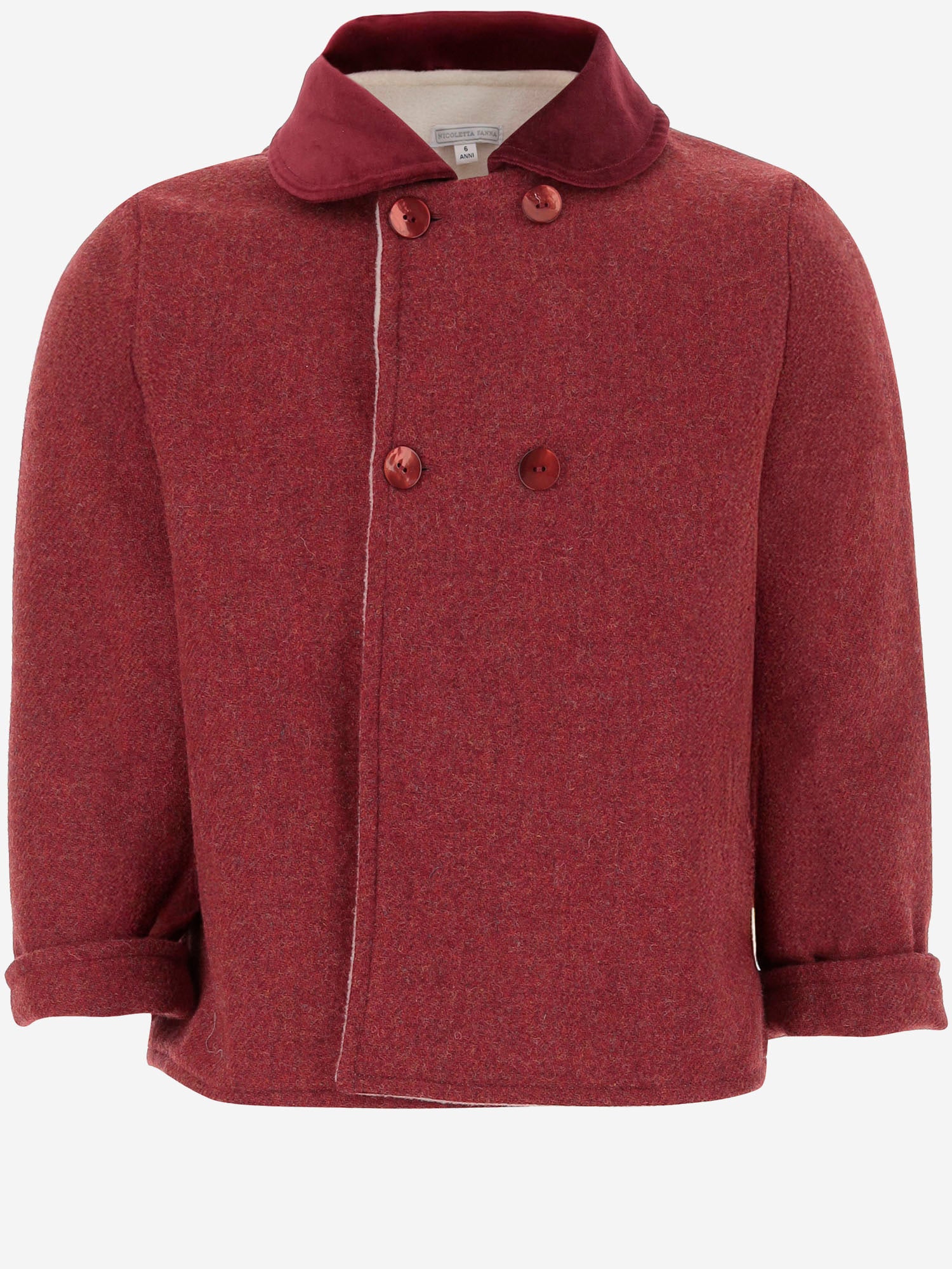 CAPPOTTO IN LANA LUCERNACOLLO 125 NICOLETTA FANNA KIDS 