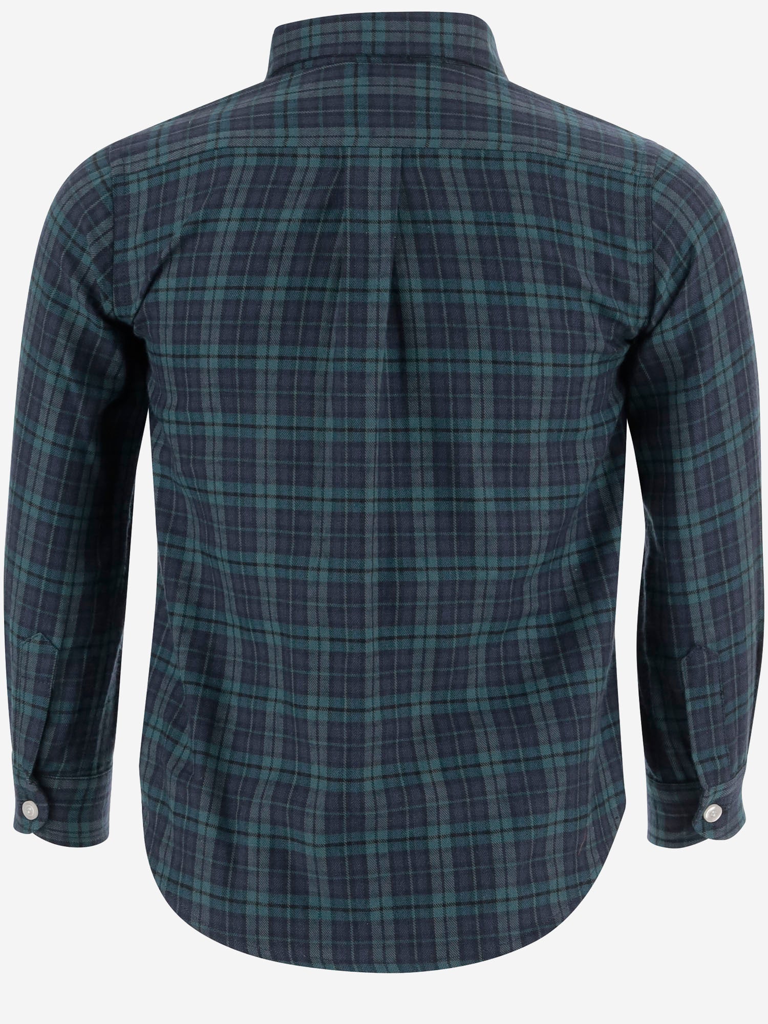 CAMICIA IN COTONE CON MOTIVO A QUADRI MBML 13 NICOLETTA FANNA KIDS 