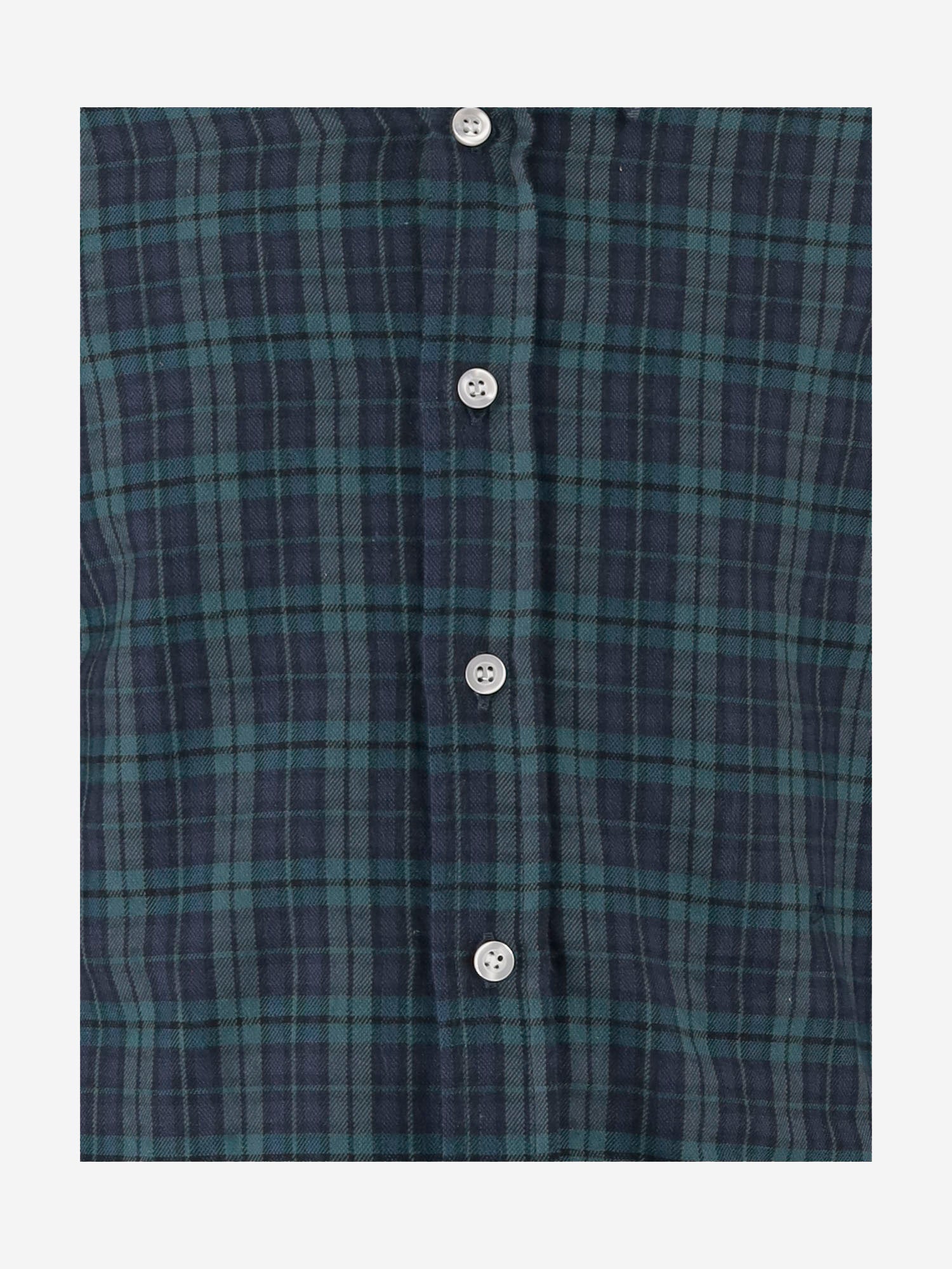 CAMICIA IN COTONE CON MOTIVO A QUADRI MBML 13 NICOLETTA FANNA KIDS 