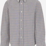 CAMICIA IN COTONE CON MOTIVO A QUADRI MBML 51 NICOLETTA FANNA KIDS 