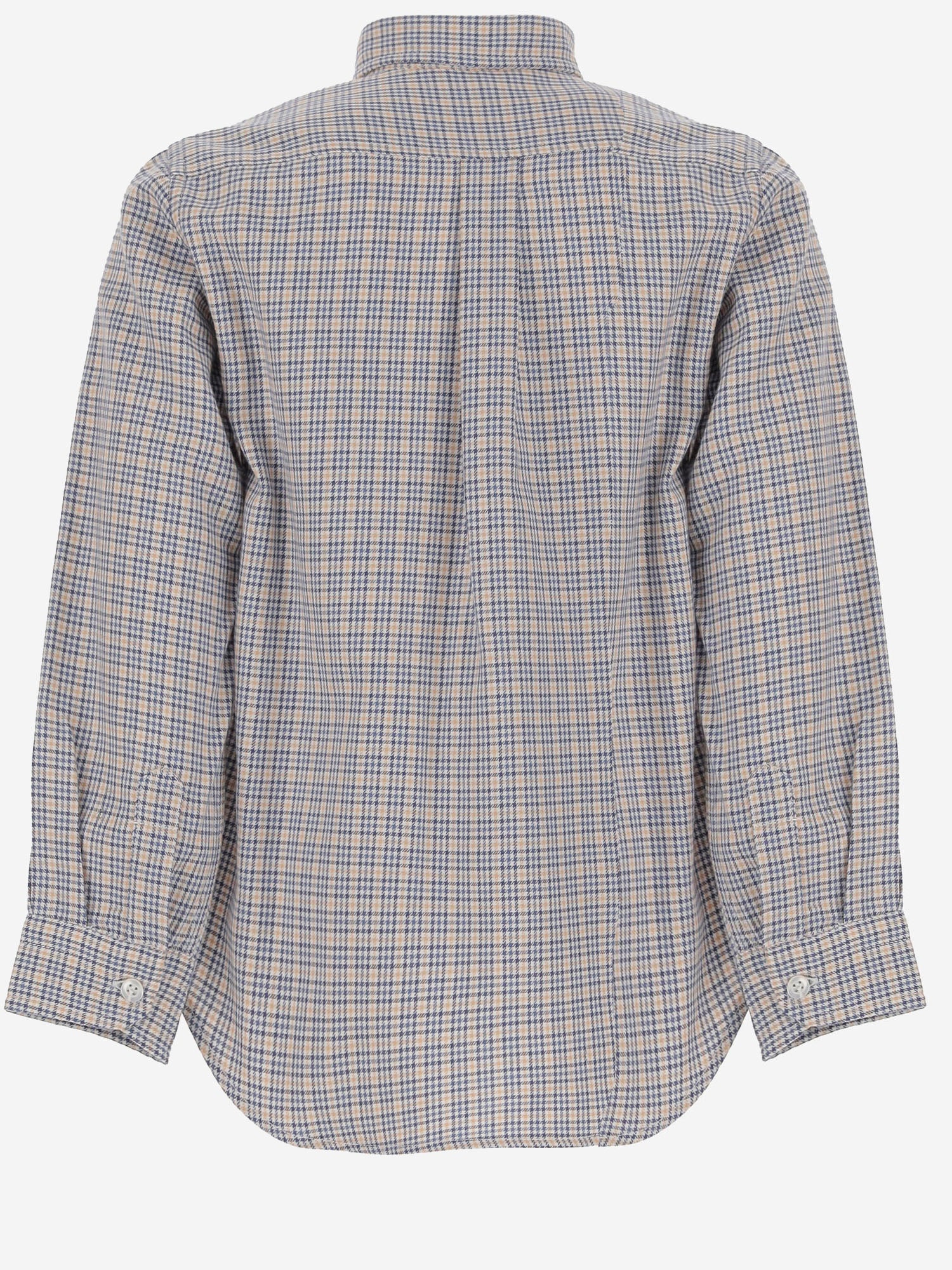 CAMICIA IN COTONE CON MOTIVO A QUADRI MBML 51 NICOLETTA FANNA KIDS 