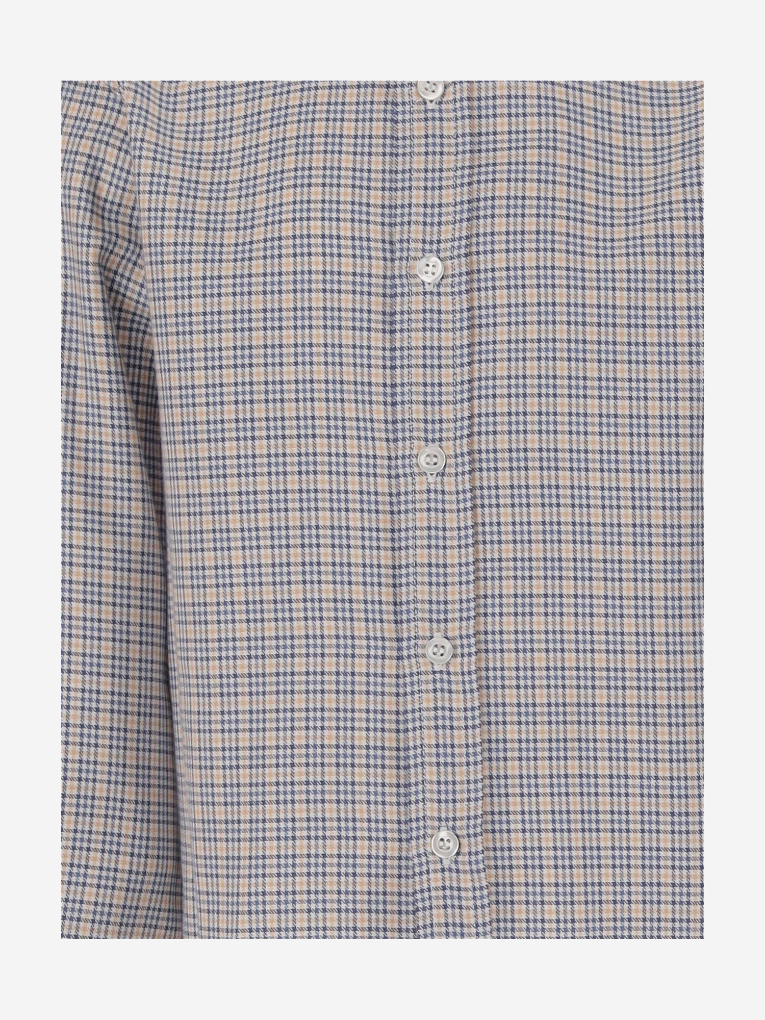 CAMICIA IN COTONE CON MOTIVO A QUADRI MBML 51 NICOLETTA FANNA KIDS 