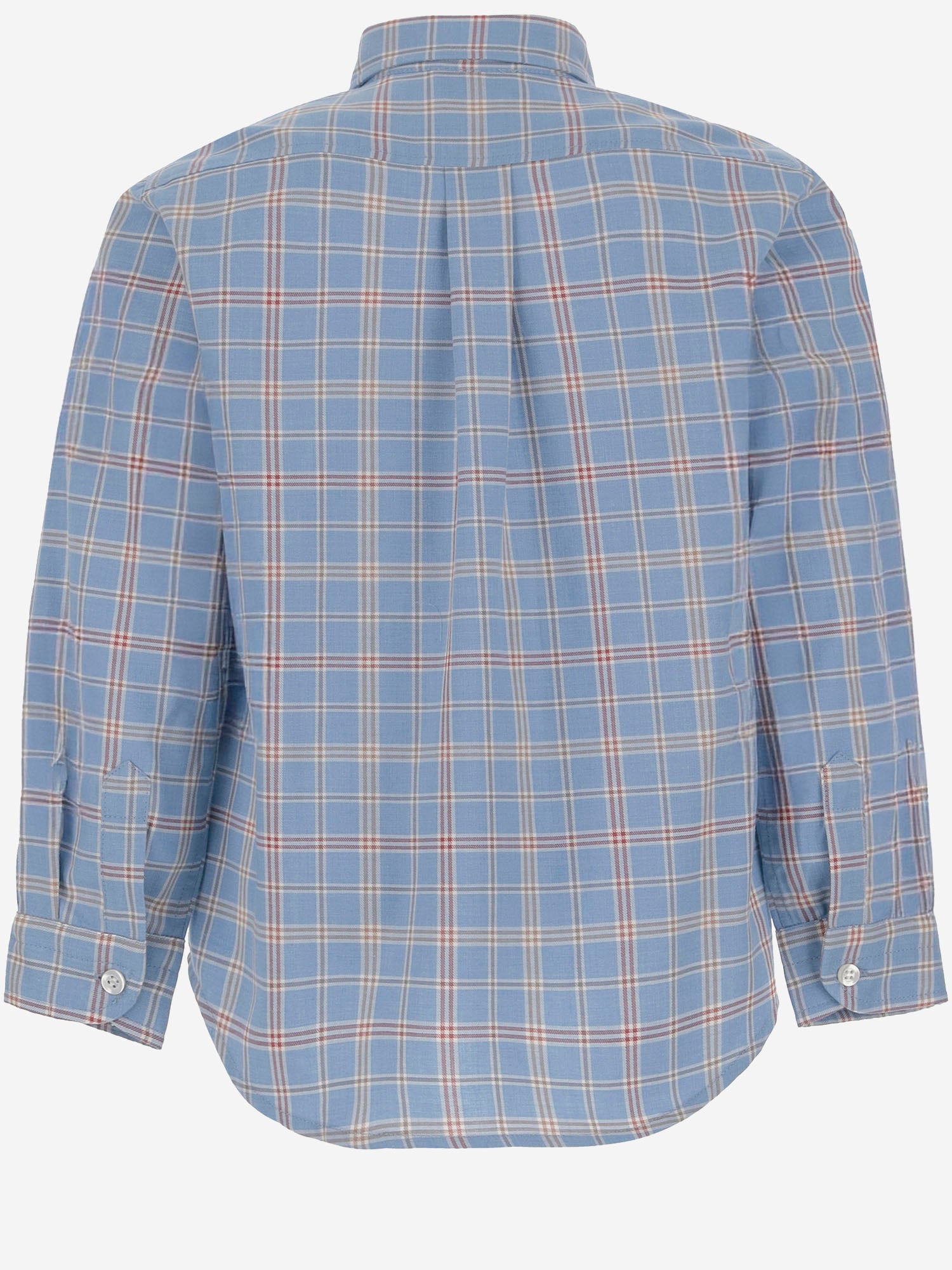 CAMICIA IN COTONE CON MOTIVO A QUADRI MBML 52 NICOLETTA FANNA KIDS 
